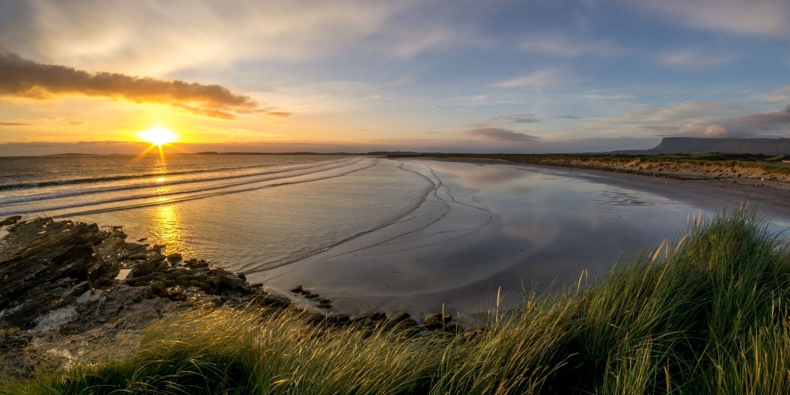 Rosses Point Beach in the evening 